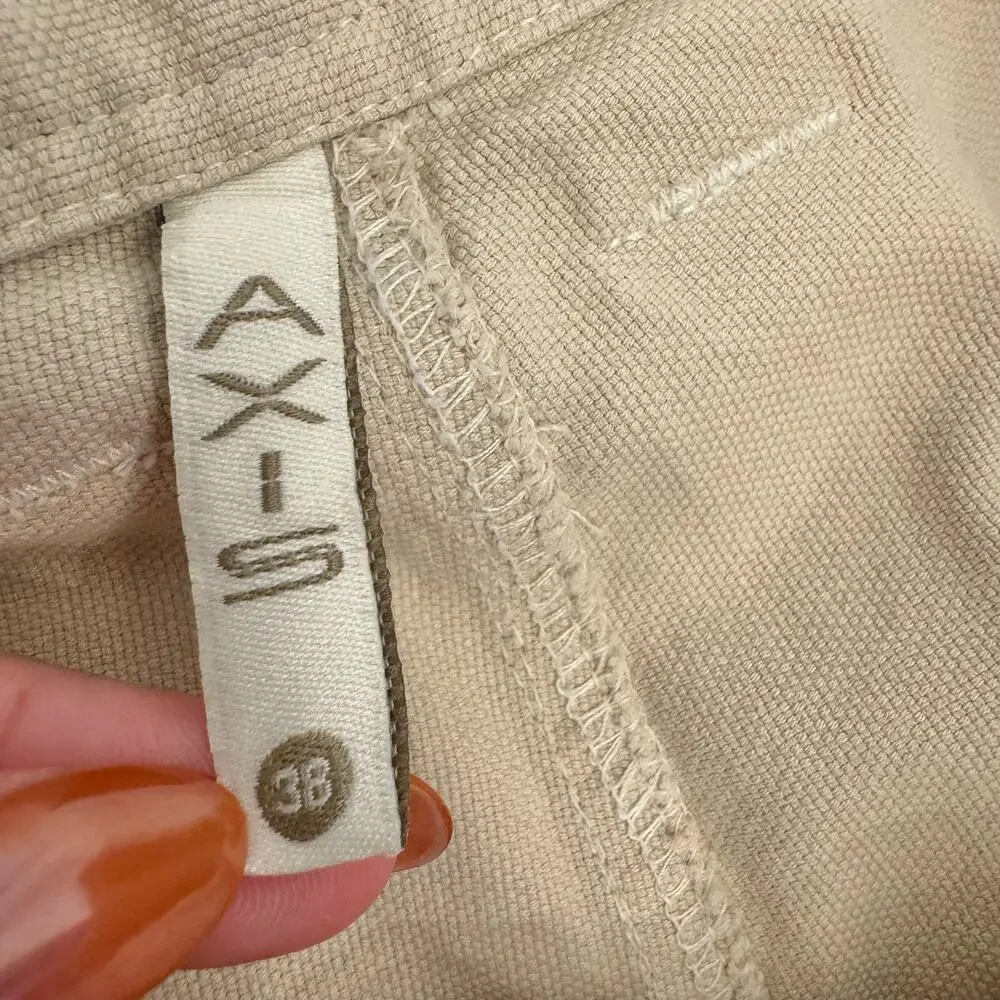 Axis Silk Flat Front Chino Shorts 38